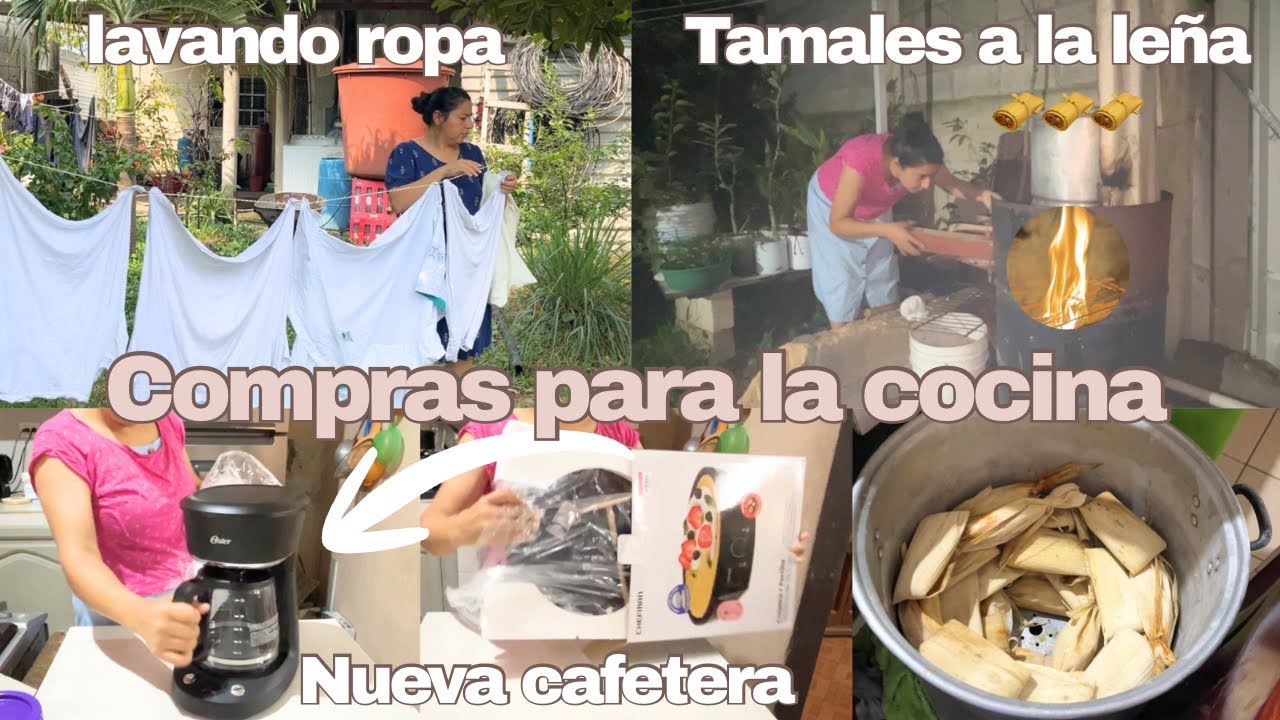 Estar con la familia en tiempos difíciles es mejor ❤️‍🩹 | tamalitos a la leña y ropa por lavar 🧼