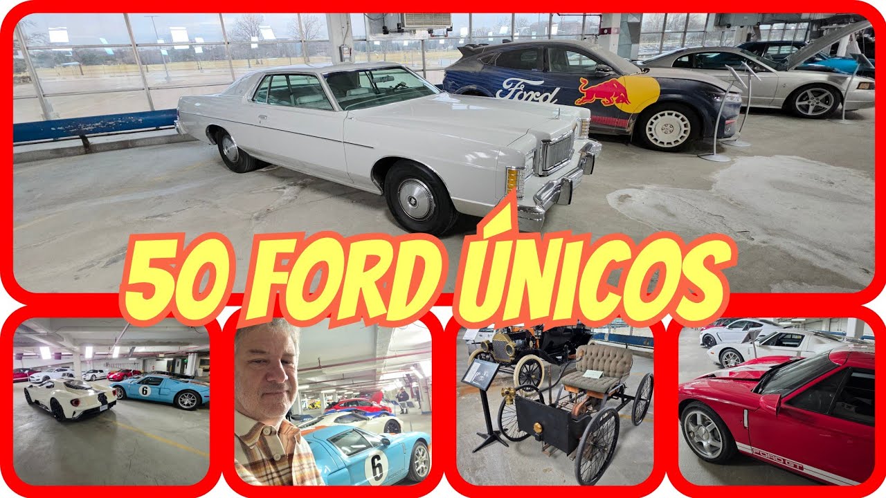 FORD HERITAGE FLEET.  50 de los 500 autos que guarda Ford en Detroit. (1.26)