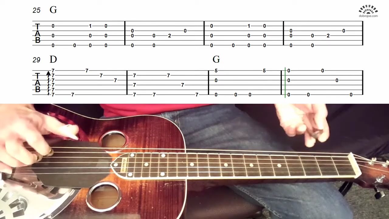 Dobro Lessons with Joe Wilson - Silent Night (GBDGBD tuning)