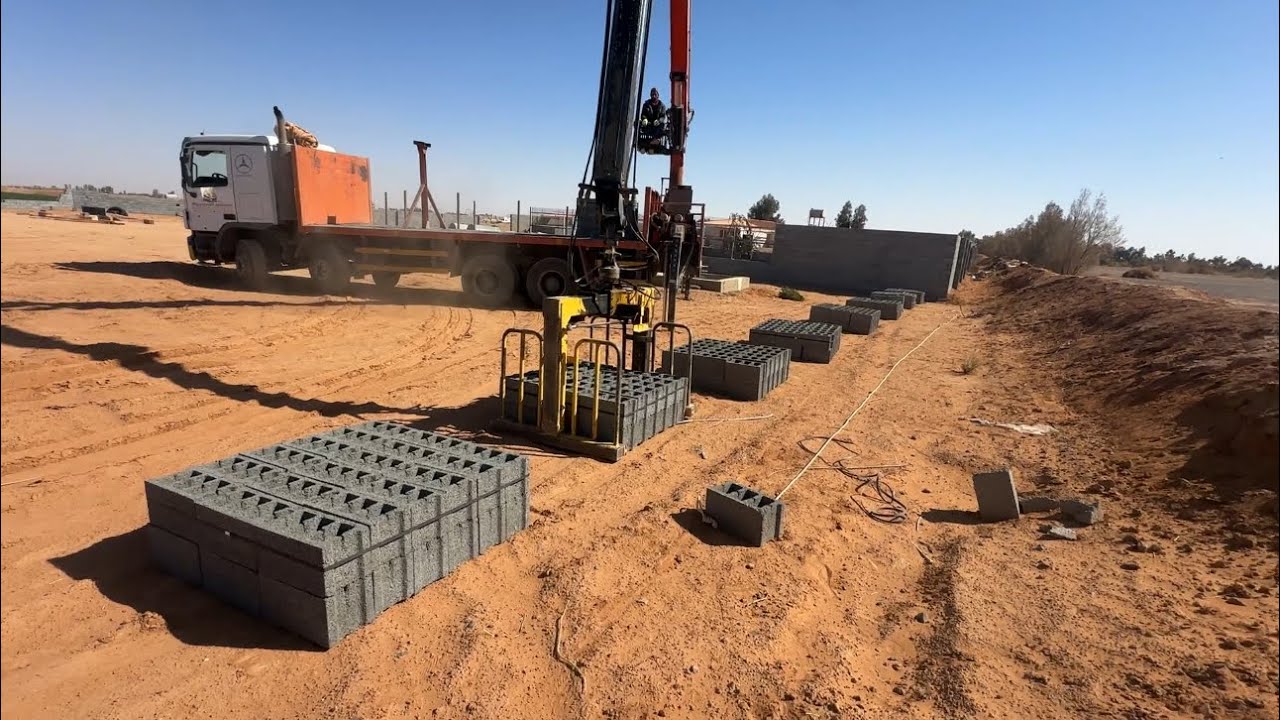 اخر مرحله من بناء 🚧 السور الخارجي 😮‍💨👋