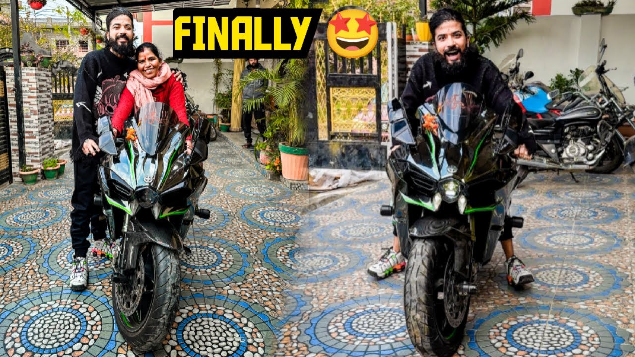 Finally Apni New Superbike Ninja H2 Ki Ghar Pahuch Kar Unboxing Kar Hi Di 😍