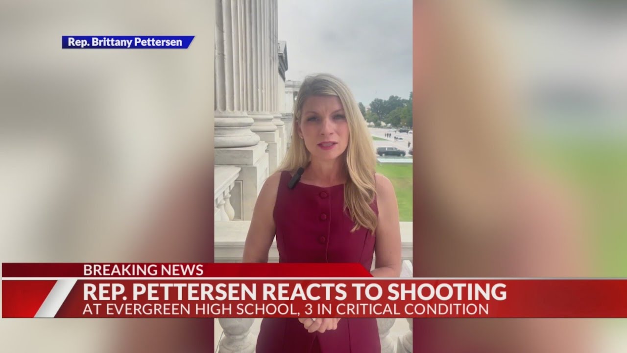 Colorado officials making statements after the shooting at Evergreen High School