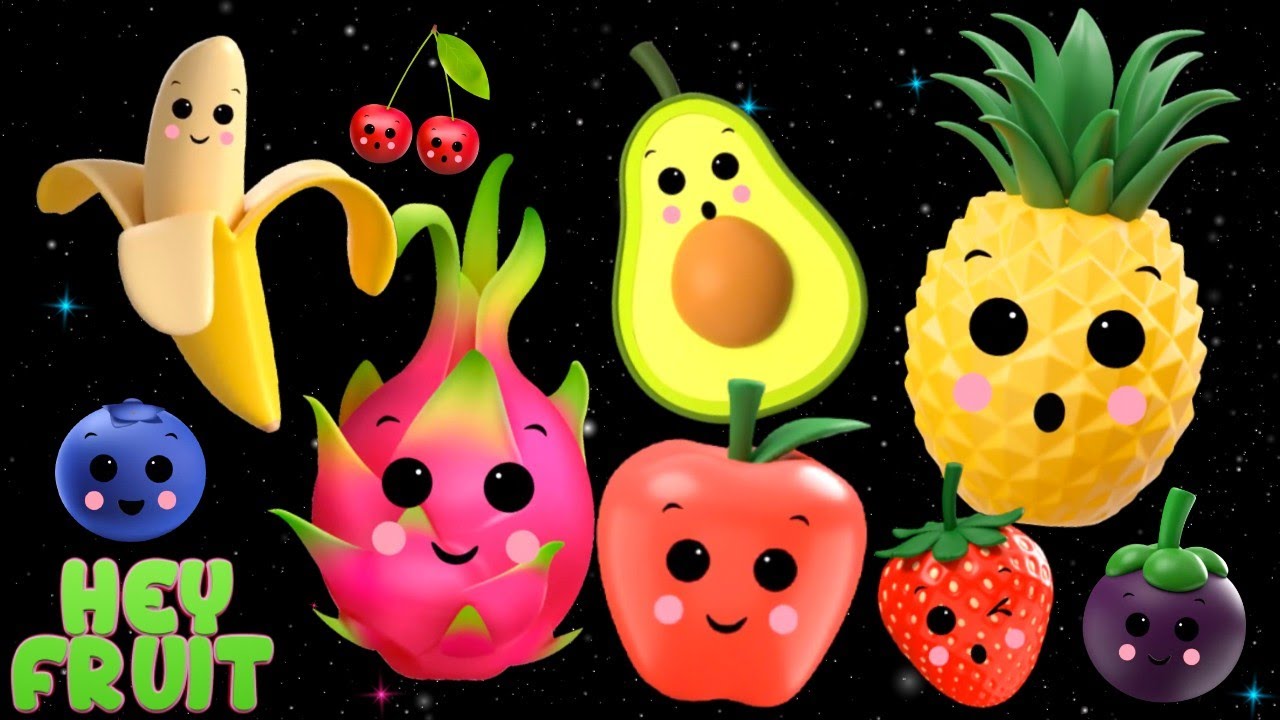 Smoothie Mix Fruits sensory Fun Dance Video with music - Hey Fruit Sensory