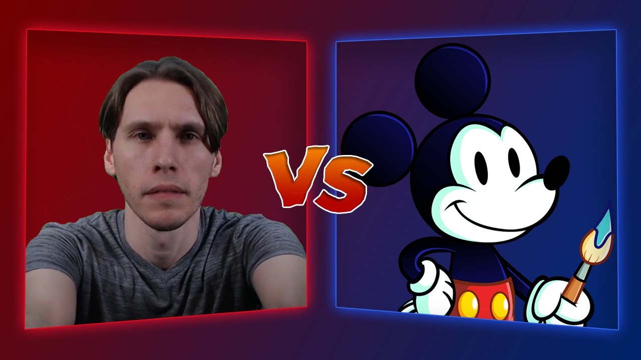MUGEN Battle - Jerma vs Mickey Mouse