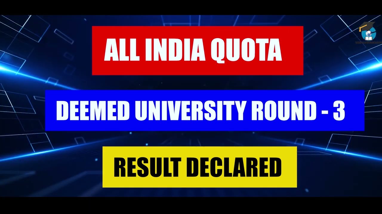 Round 3 AIQ Deemed University MBBS Cut-Off 2023 | Last Chance for MBBS Admission!