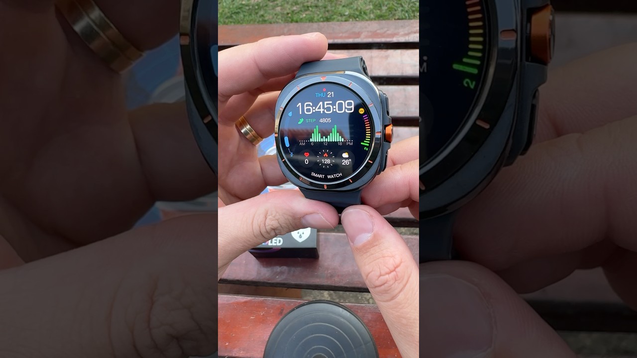 SmartWatch SU01 47mm Microwear 2025 dispon&iacute;vel aqui na BazzarTech