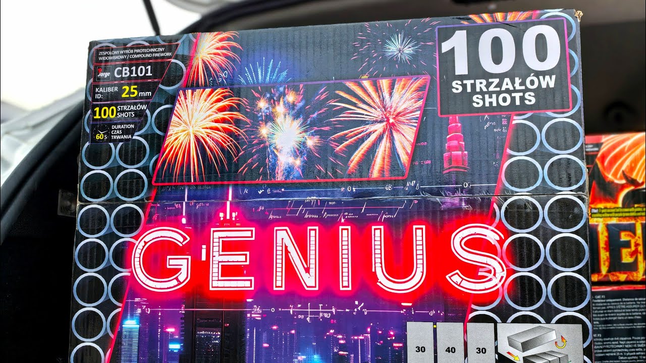 CZY JEST GENIALNY? 💥 Wyrzutnia Genius CB101 Jorge Fireworks 