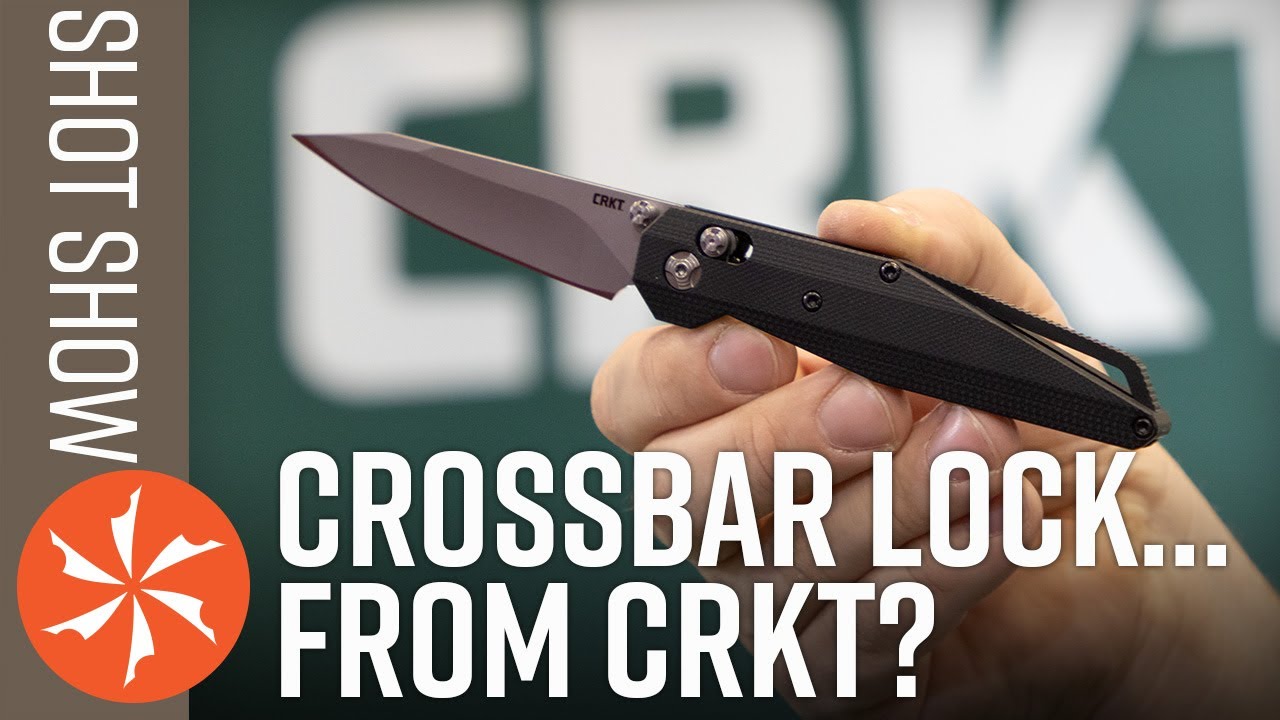 New CRKT Crossbar Lock! - SHOT Show 2023 Live Look