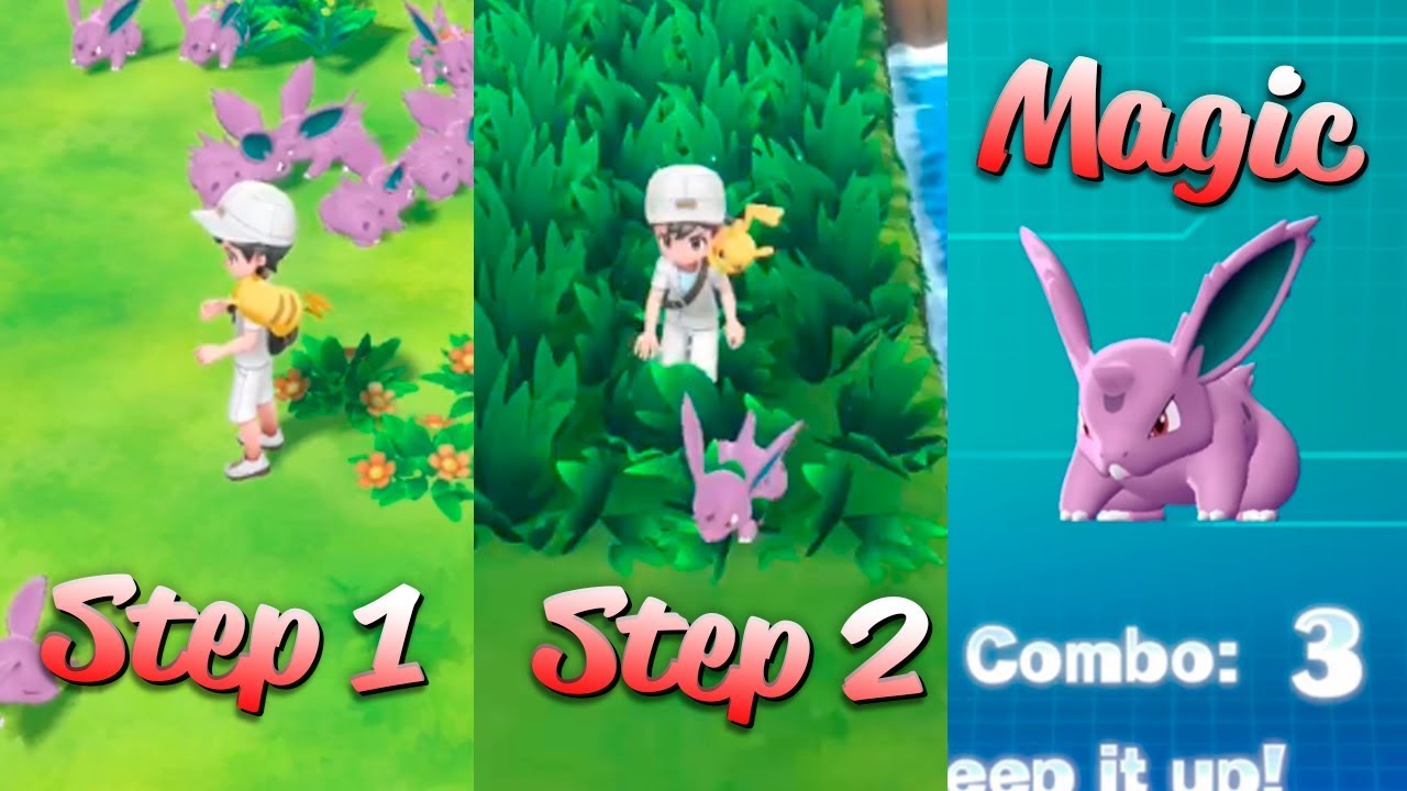 GO Park Catch Combo Method in Pok&eacute;mon Let's Go Pikachu & Eevee