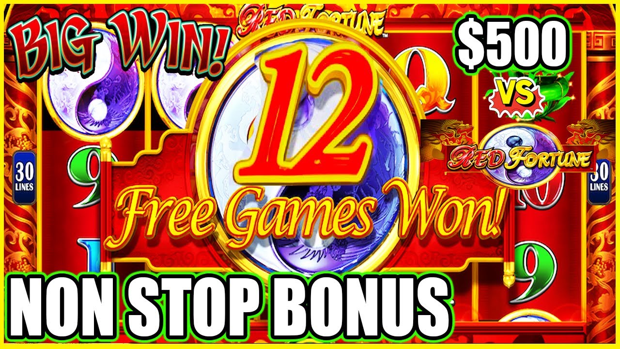 NON STOP BONUS! We Put $500 Into High Limit Red Fortune Slot Machine! Here's What We Cashed Out