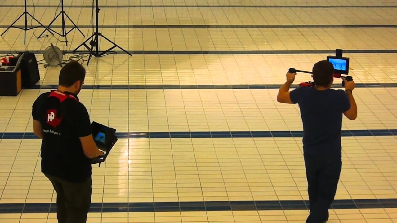 Handgimbal (M&ouml;vi ) mit der RED EPIC im Einsatz