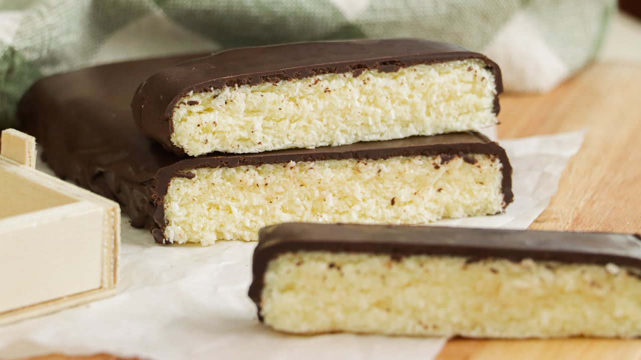 TURRÓN de COCO y CHOCOLATE Fácil | Sólo 3 ingredientes - CUKit!