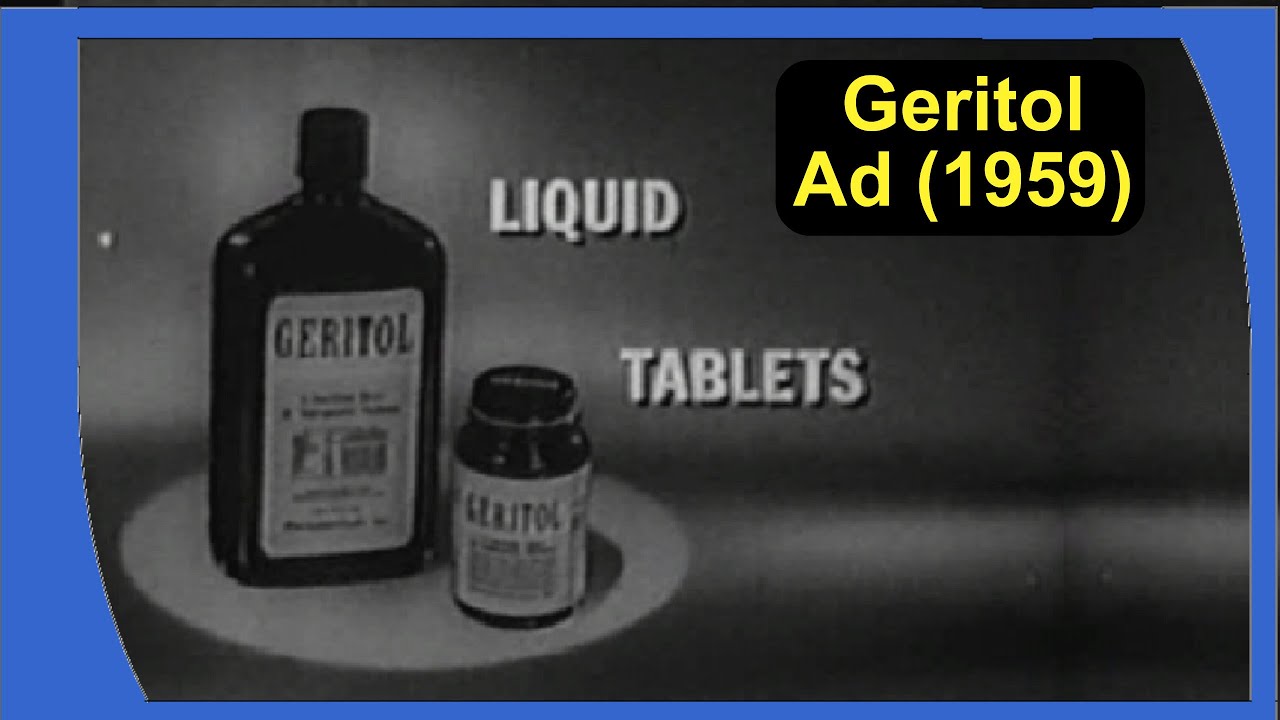 Geritol Ad 1959 | Geritol Commercial (1959) - 'Tired Blood'