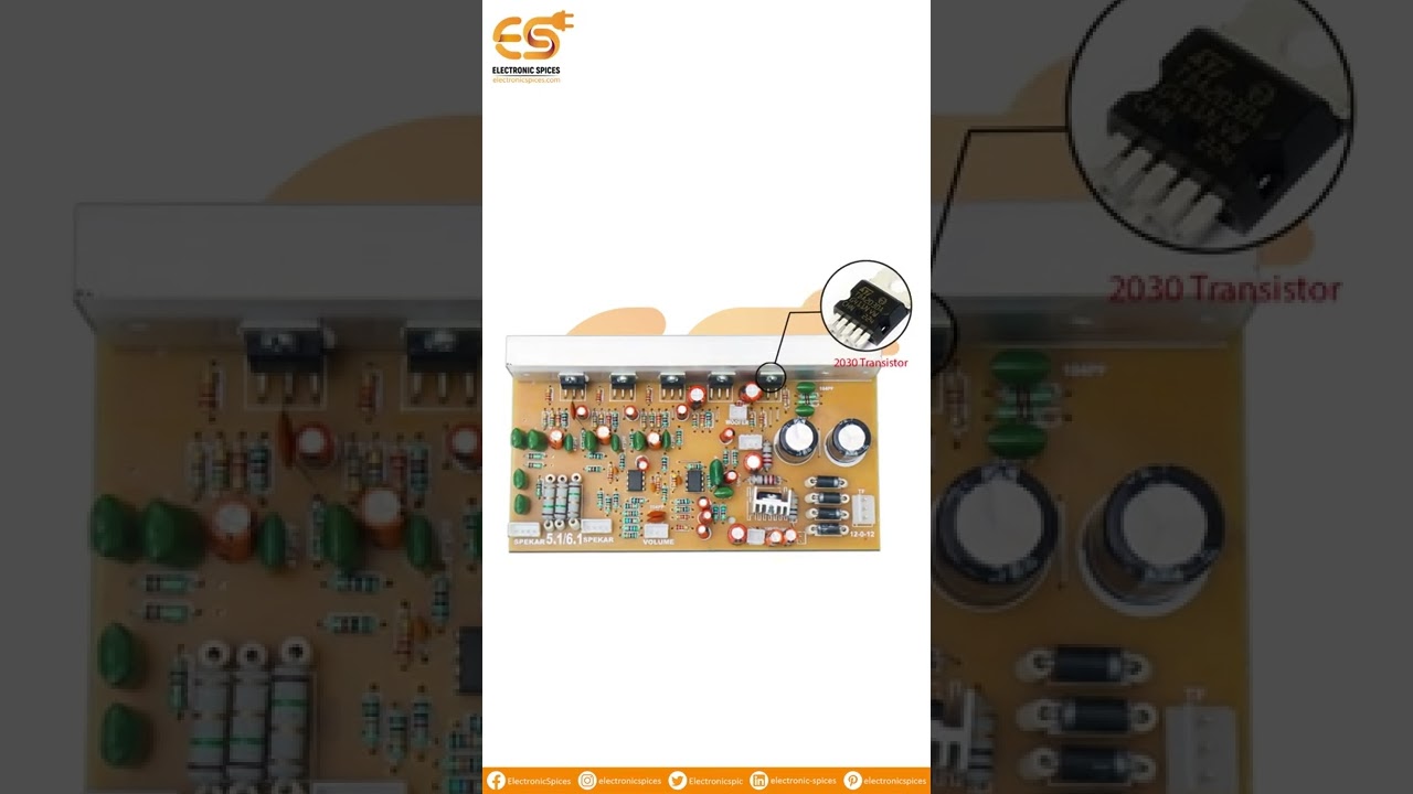 TDA2050 5 TR 5.1 Home theater audio amplifier circuit board | tda2050 5.1 amplifier board | tda2050
