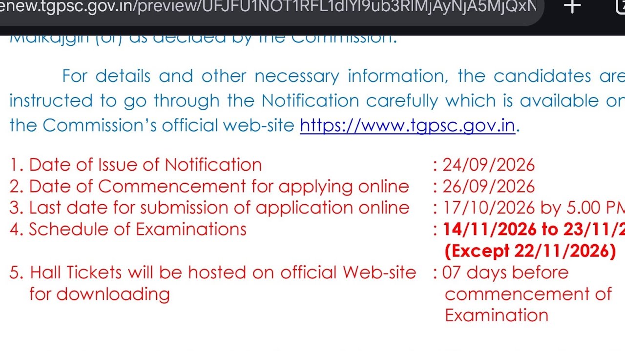 💥💥Departmental Tests 2026 | Notification released🥳 | Tgpsc important update 2026 | tgpsc 2026