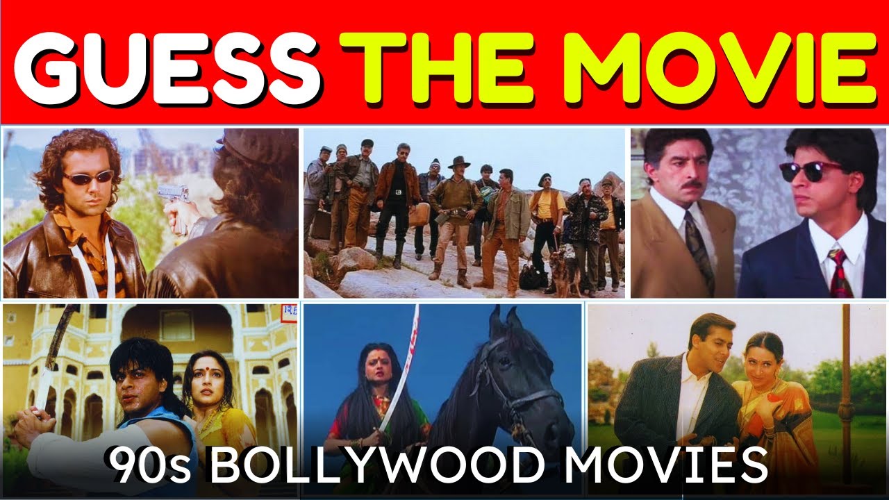 Guess The 90s Bollywood Movies Part 2  🎥 | Bollywood Movie Quiz