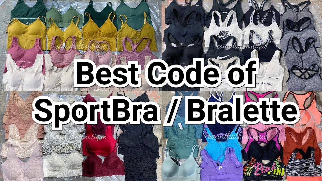 BEST CODE of SportsBra / Bralette ( Ukay - Ukay ) | Jean Cacho
