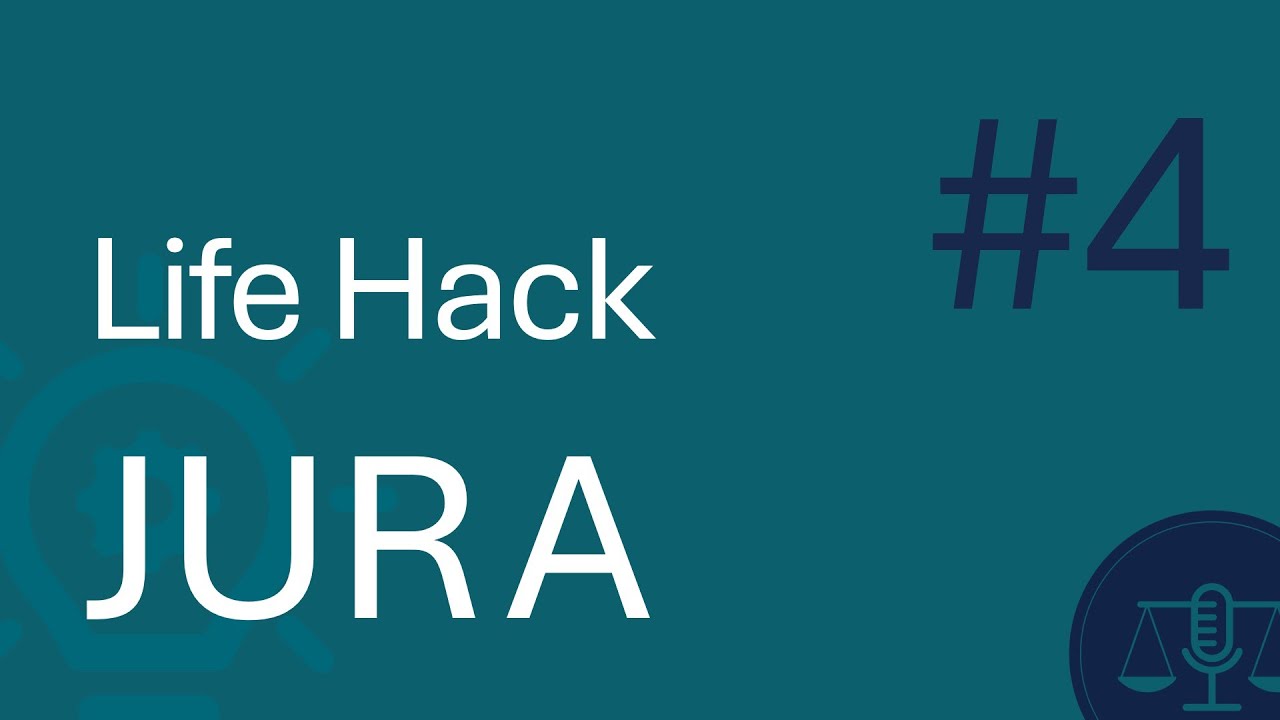 Life Hack Jura #4: Promotion in Jura