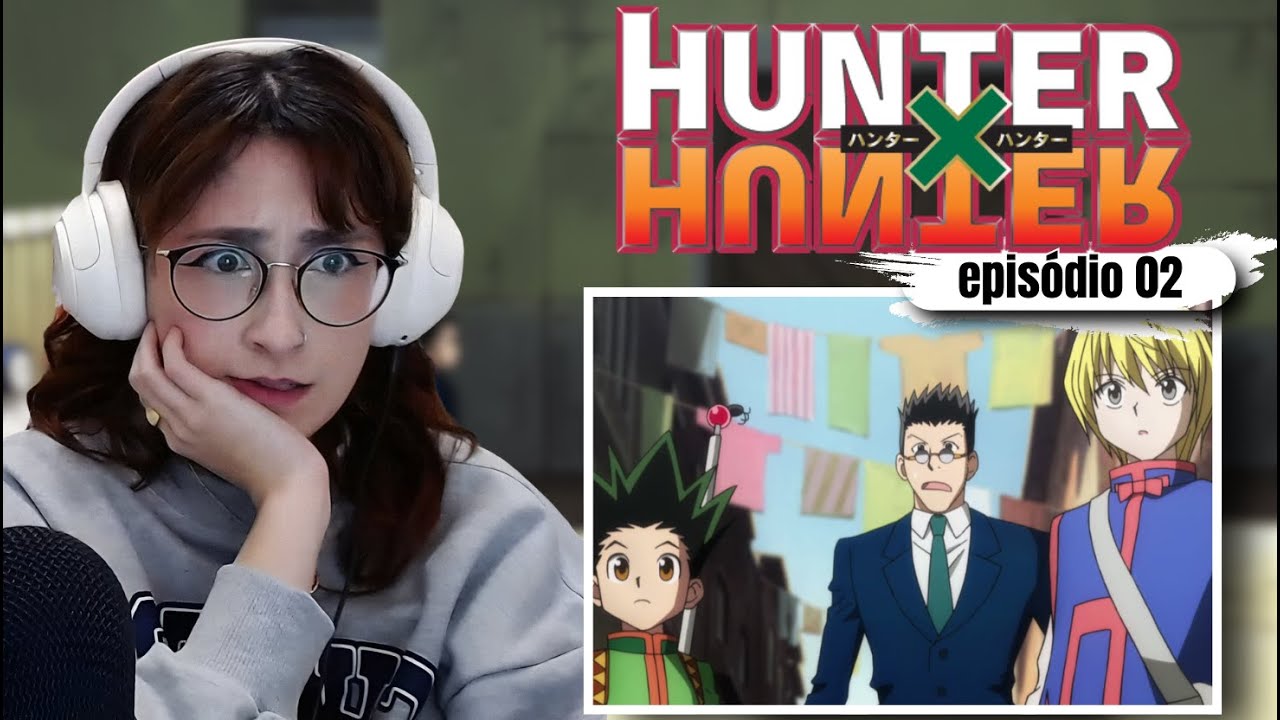 QUE CHARADAS SÃO ESSAS??? | React de Hunter X Hunter (Episódio 2)