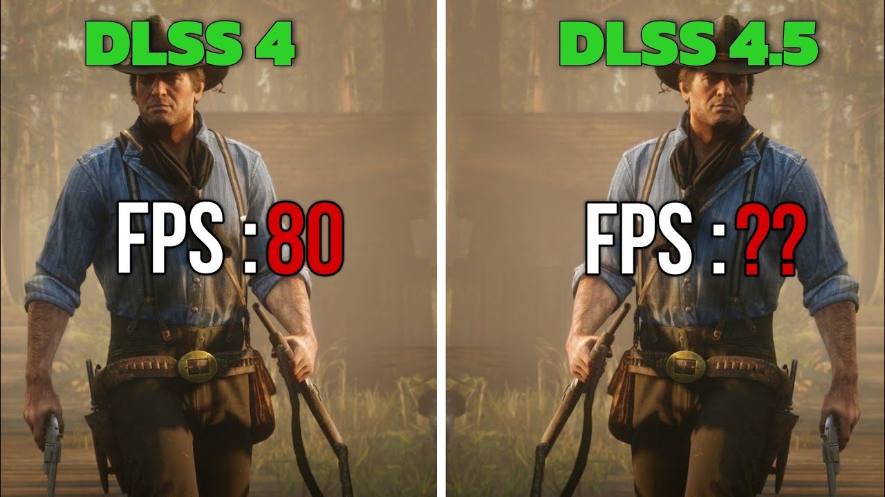 RTX 4060 &ndash; New DLSS 4.5 in Red Dead Redemption 2 | FPS & Quality Comparison