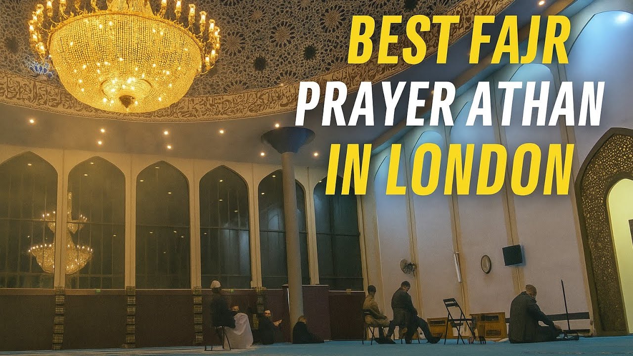 Fajr Athan in Central London Mosque | Heart-Touching Call to Prayer Before Sunrise in UK