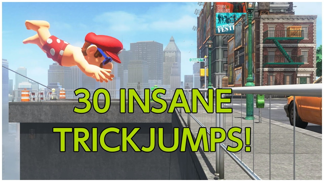 Super Mario Odyssey: 30 Clean Trickjumps