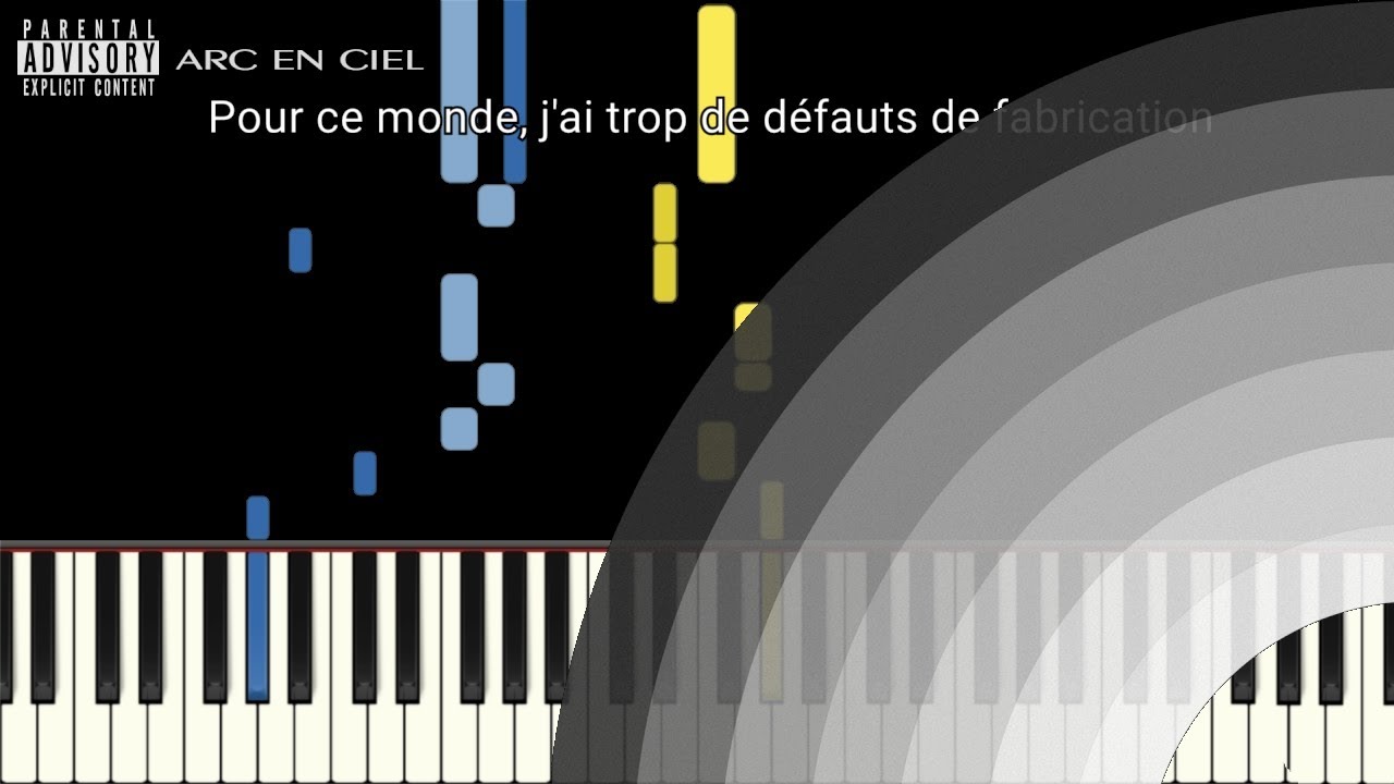 Booba - Arc-en-ciel (Piano Tutorial/Paroles)