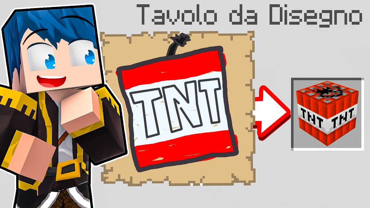 DISEGNA L'OGGETTO SU MINECRAFT PER OTTENERLO!