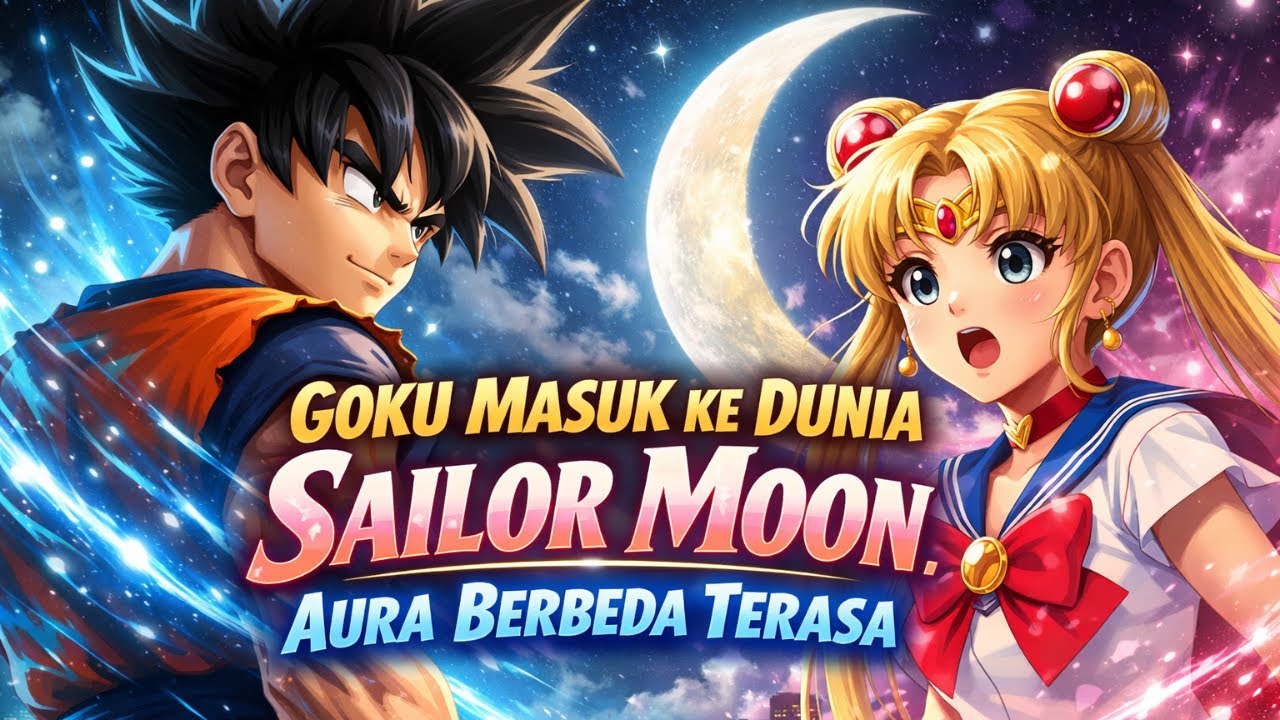 Goku Masuk ke Dunia Sailor Moon, Aura Berbeda Terasa
