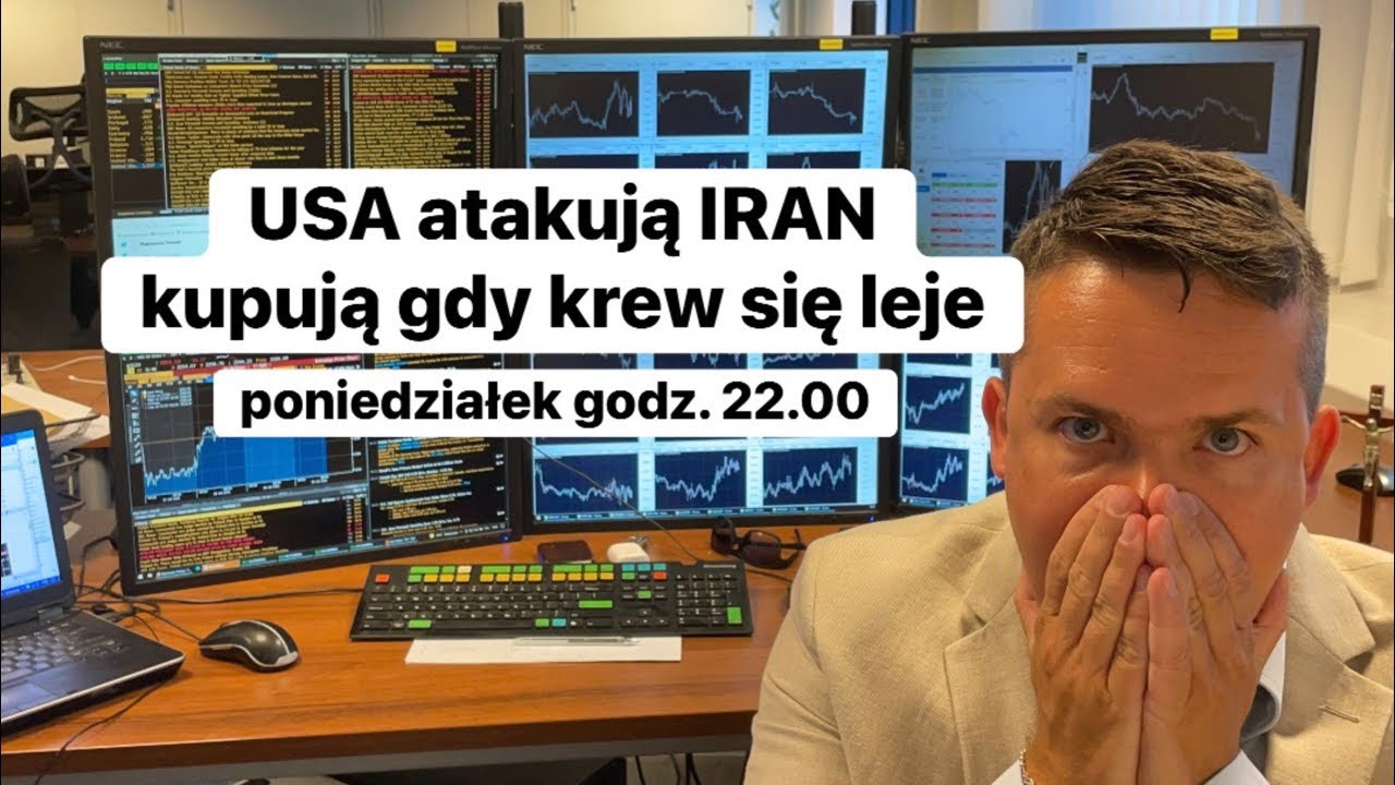 😡USA atakuje IRAN, kupują gdy krew się leje😡