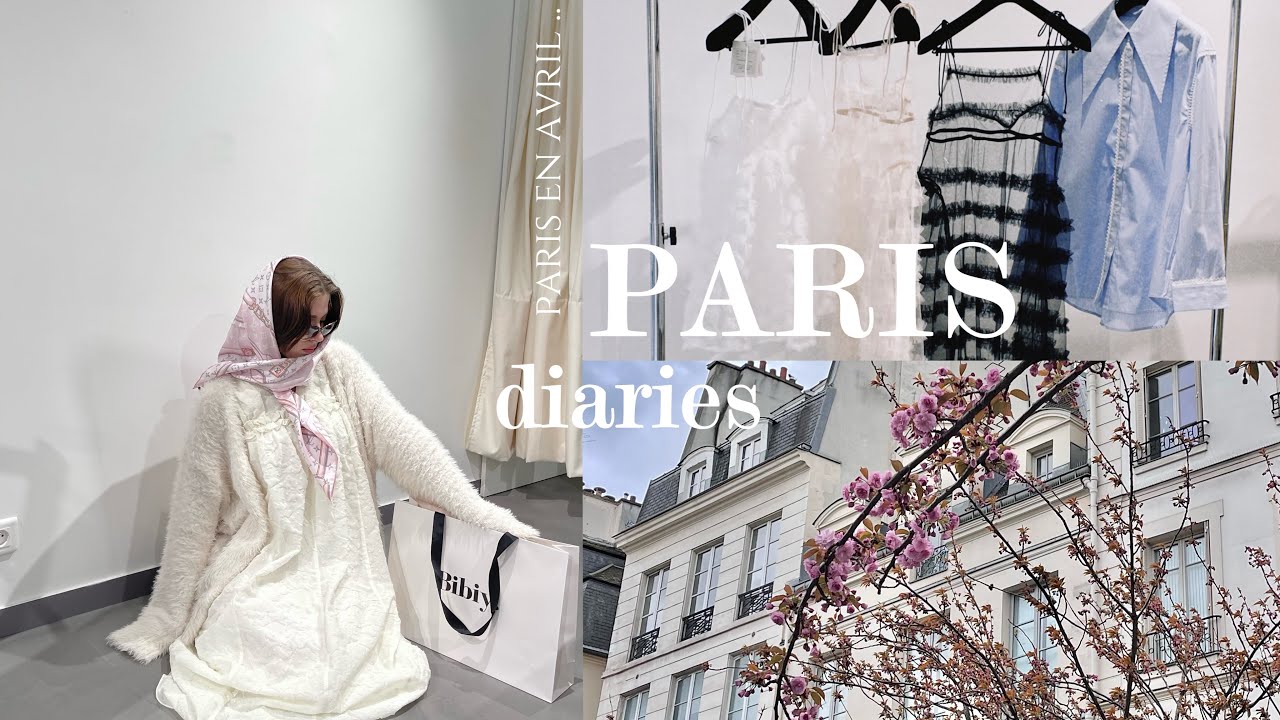 🎀パリPARIS vlog. ☕️🥐🥂 JPN boutique collab, LV shopping, fan meet, chocolat chaud