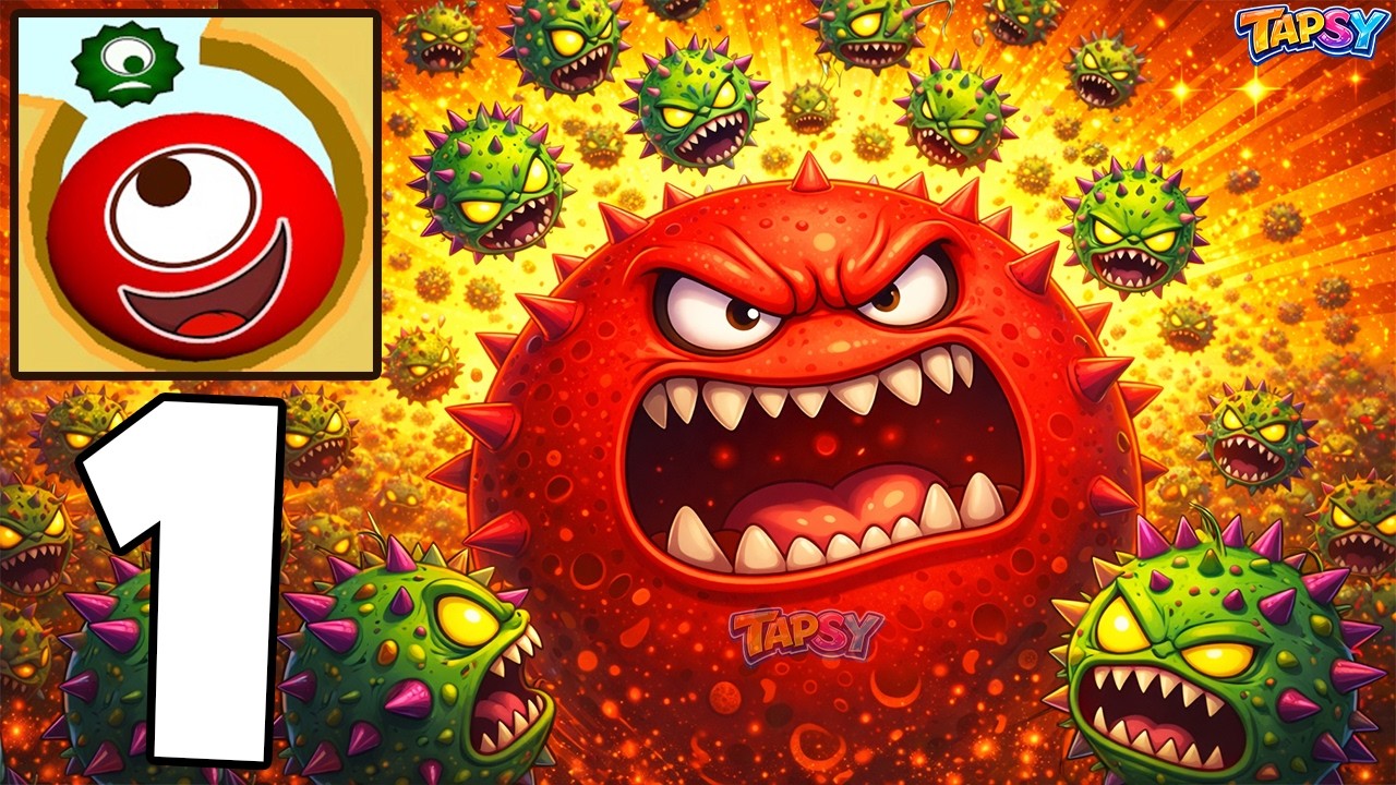 🔴Hungry Balls Gameplay Walkthrough Part 1 - Become The Biggest Ball (Android,iOS)