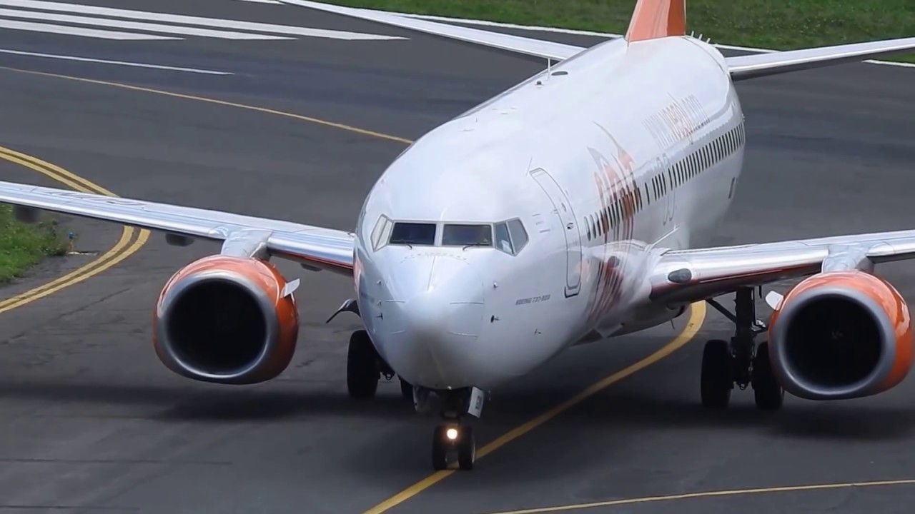 POUSO DO BOEING 737-8EH(WL) DA GOL  EM TERESINA-PI