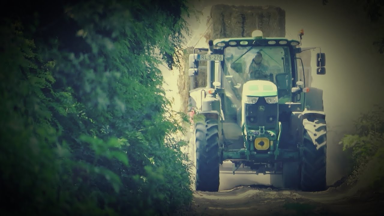 Szalma bálázás/szállitás /Straw baling/Transport/ 6x John Deere 8270R,8230,6195R, 6910,Magnum /2.0/