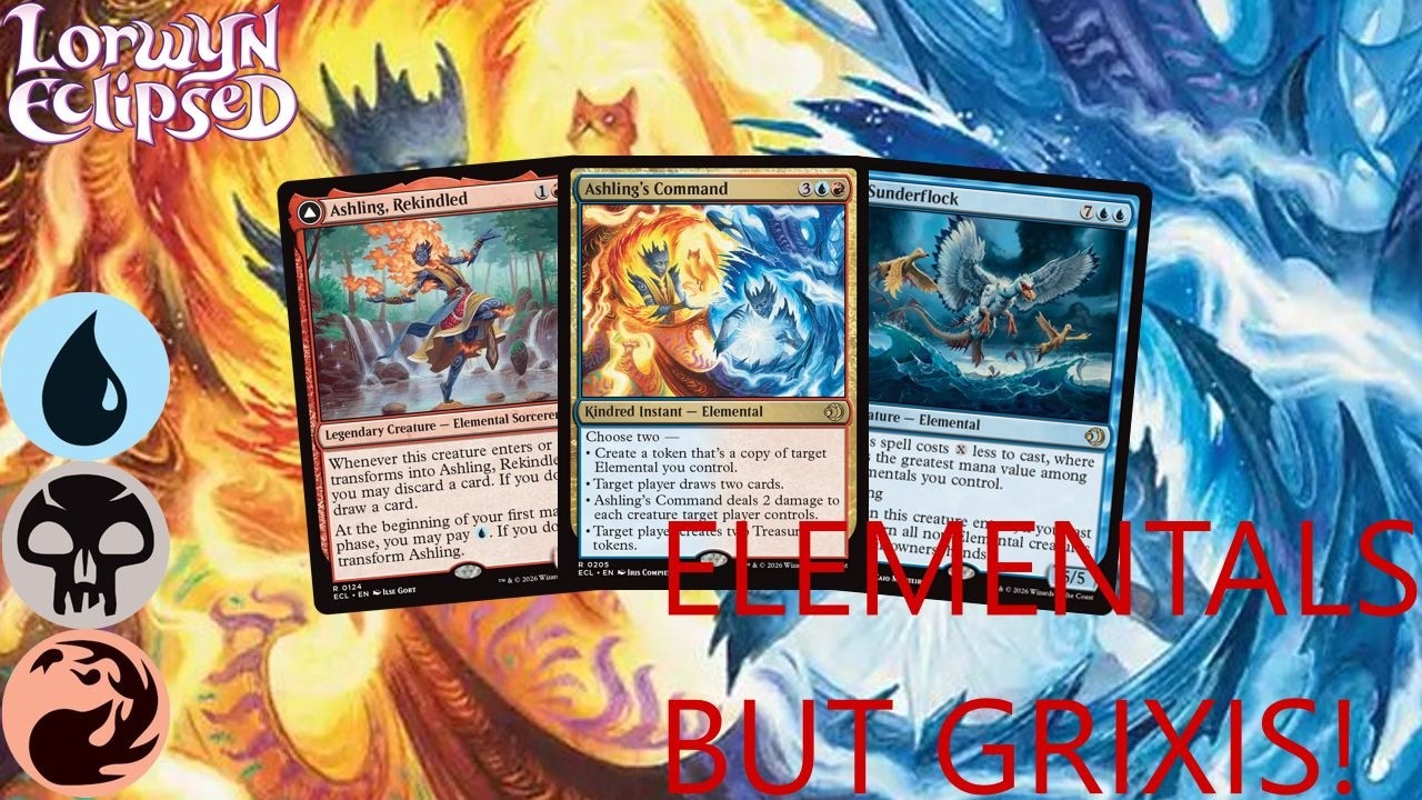 THE GRIXIS VERSION OF ELEMENTALS - GRIXIS ELEMENTALS - LORWYN ECLIPSED - MTG ARENA - STANDARD BO1