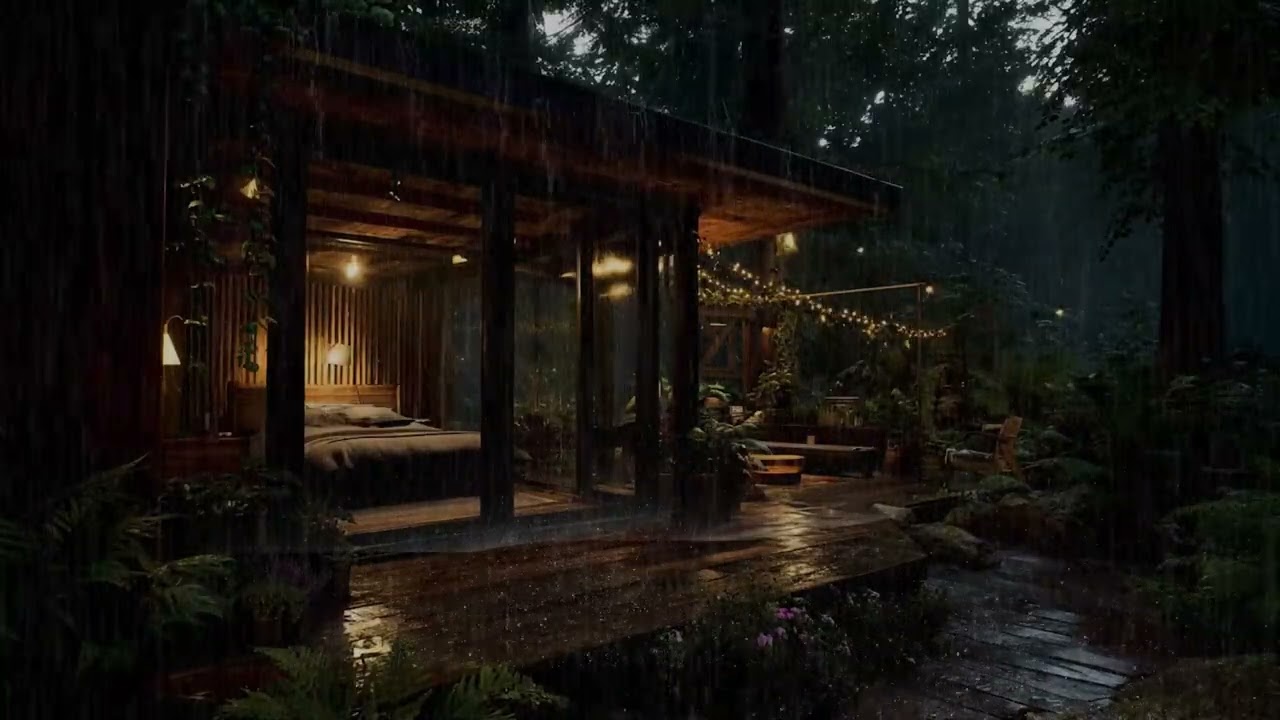 Soothing Rain Sounds for Deep Sleep & Focus | Calming Rainfall for Stress Relief