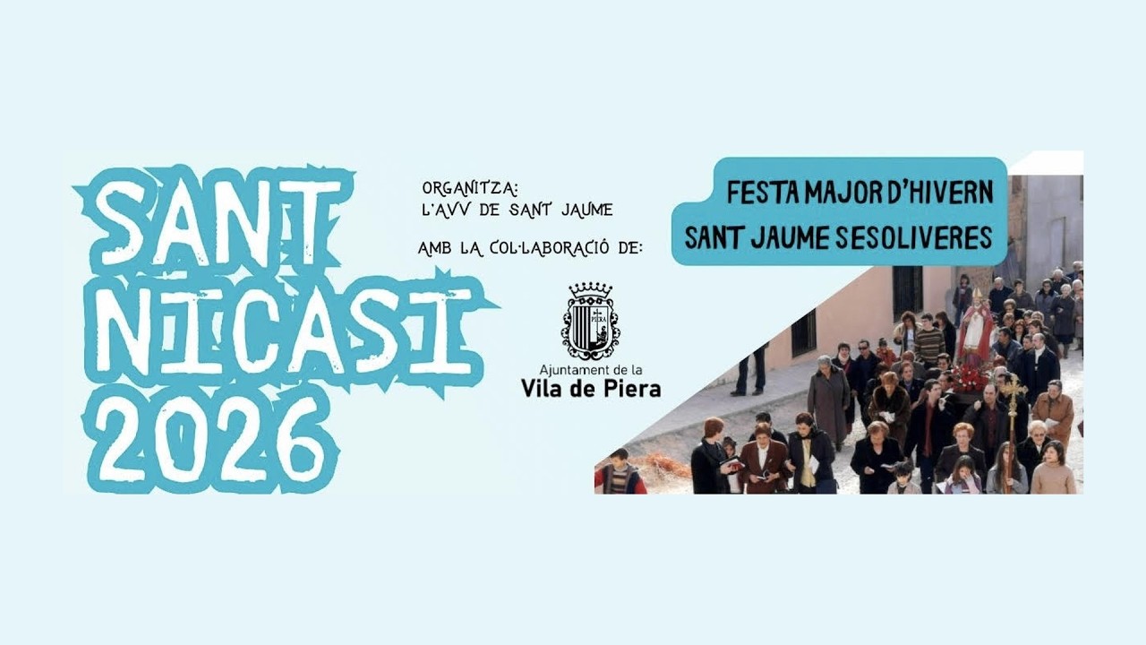 Missa solemne de Sant Nicasi i renovació del vot de poble Sant Jaume Sesoliveres - 2026