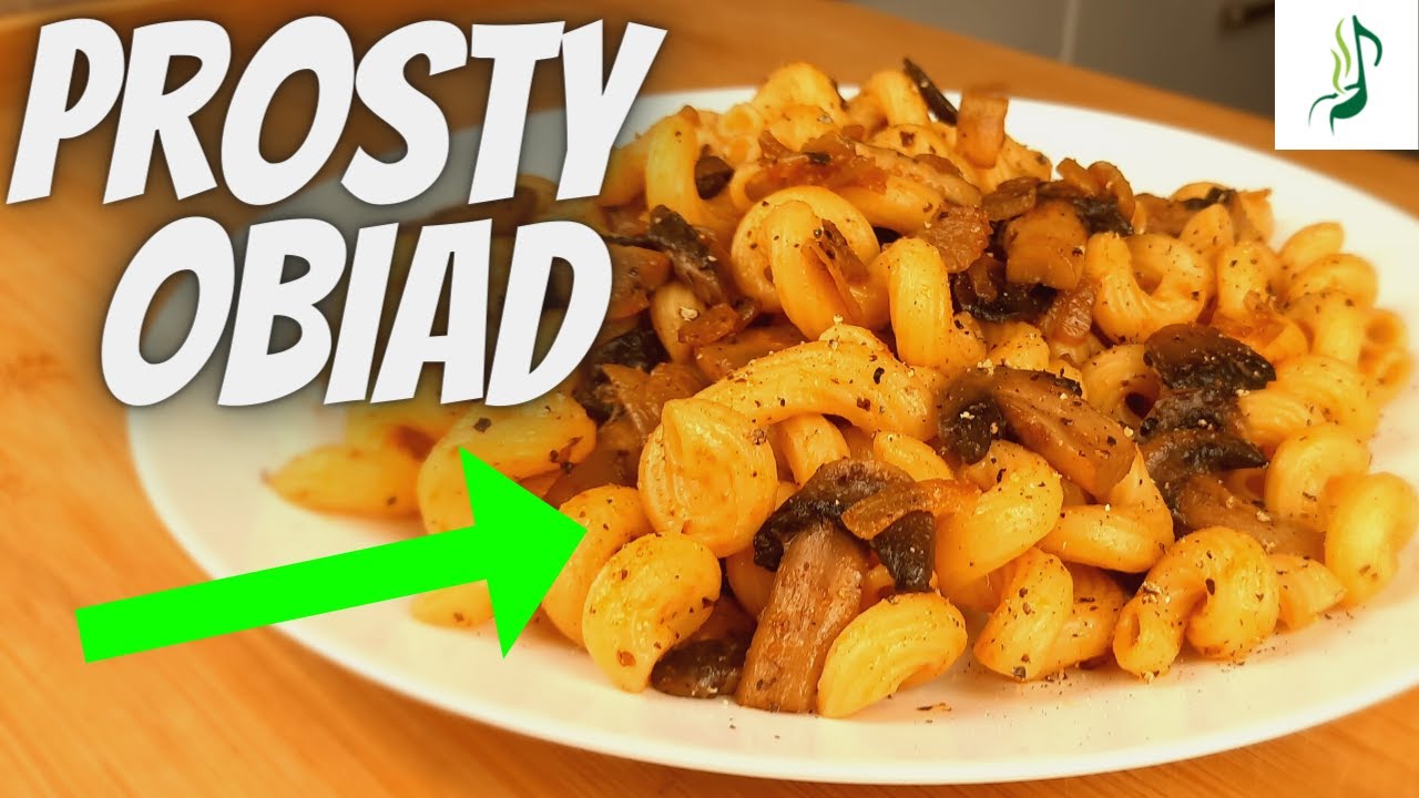 MAKARON Z PIECZARKAMI. PROSTY OBIAD - TYLKO Z 3 SKŁADNIKÓW | Nutka Smaku