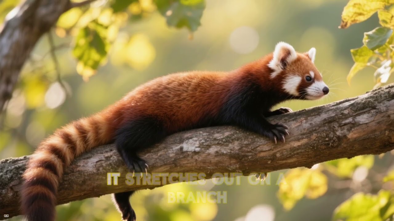 The Red Panda beautiful color !