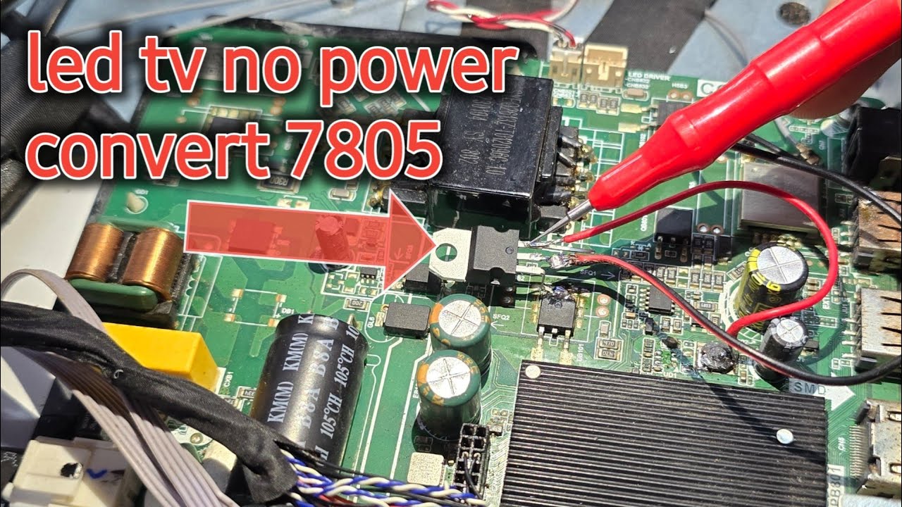 No power smart tv hanabishi  32 paano ayusin step by step tutorial for repair