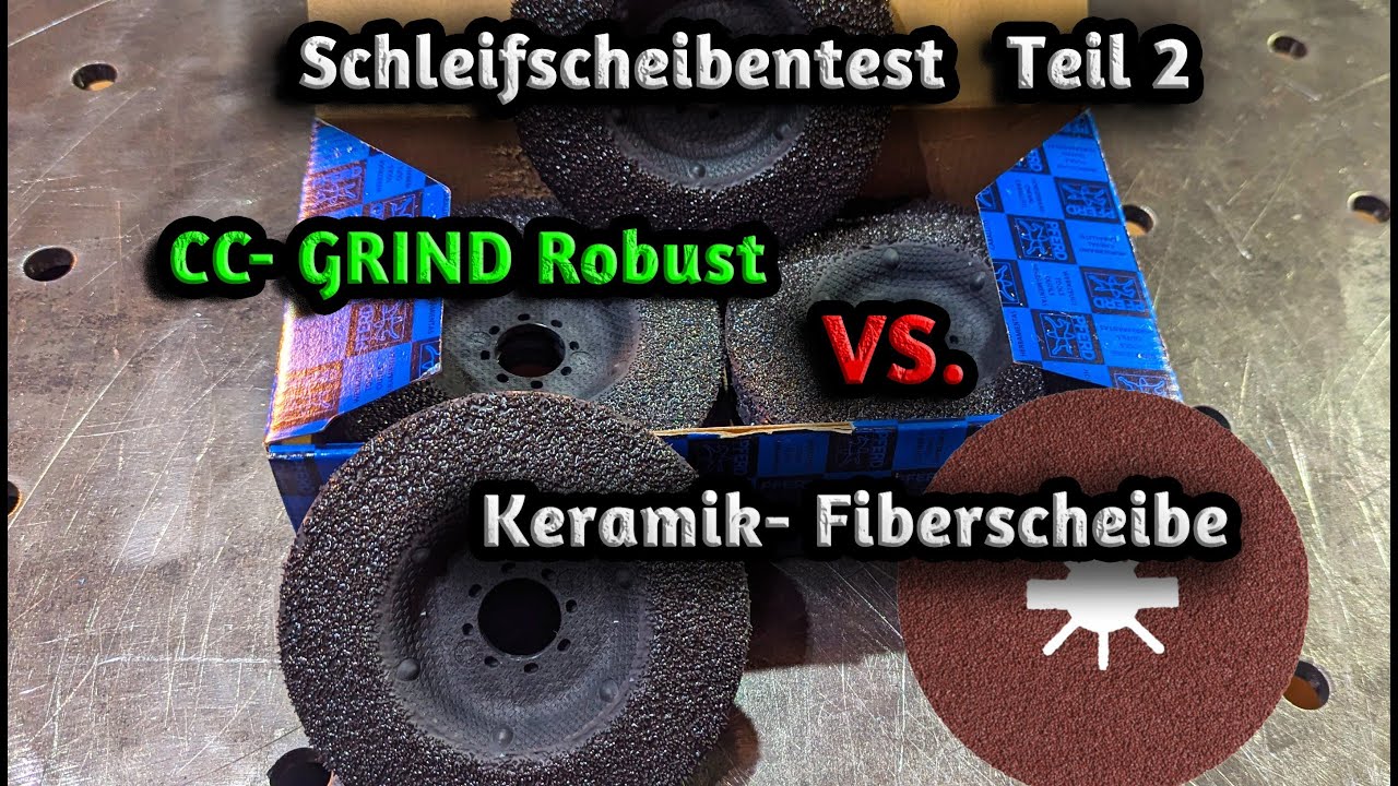 🛠️ Werkzeug Reviews 🛠️ PFERD CC Grind Robust VS Keramik Fiberscheibe | Schleifscheibentest Teil 2