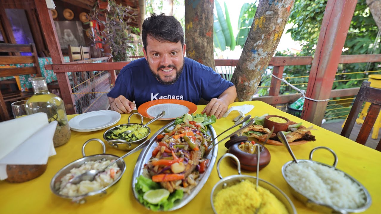 🌳 COMIDA Tapajônica - Charutinho + piracuí + piracaia | Alter do Chão - PARÁ