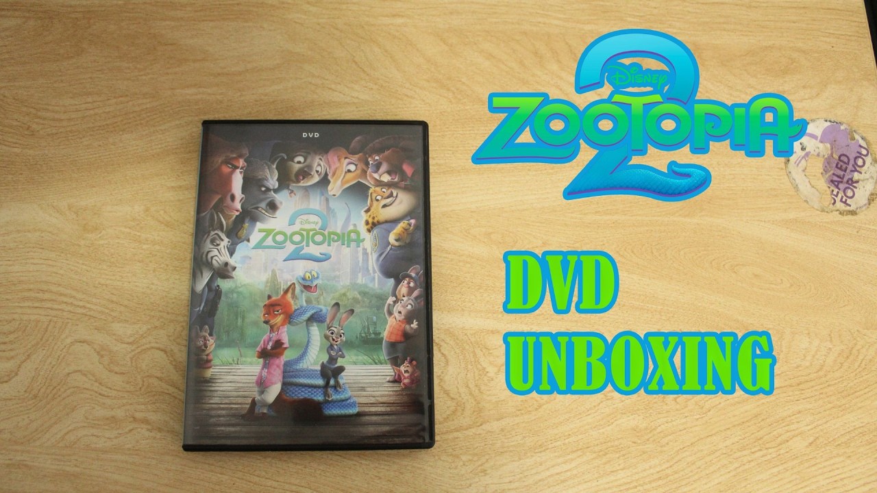 Zootopia 2 DVD Unboxing
