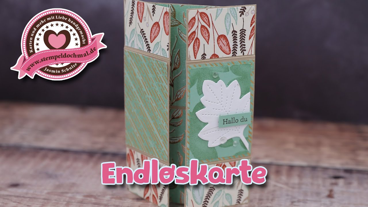 Tutorial: Endloskarte mit Produkten von Stampin' Up!
