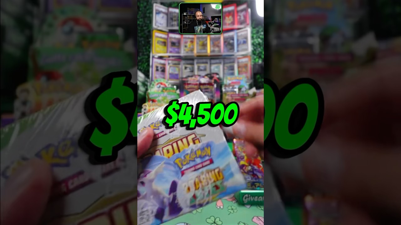 I Opened a $4,500 Roaring Skies Booster Box 🤯🍀 #pokemoncommunity #pokemontcg #pokemoncards