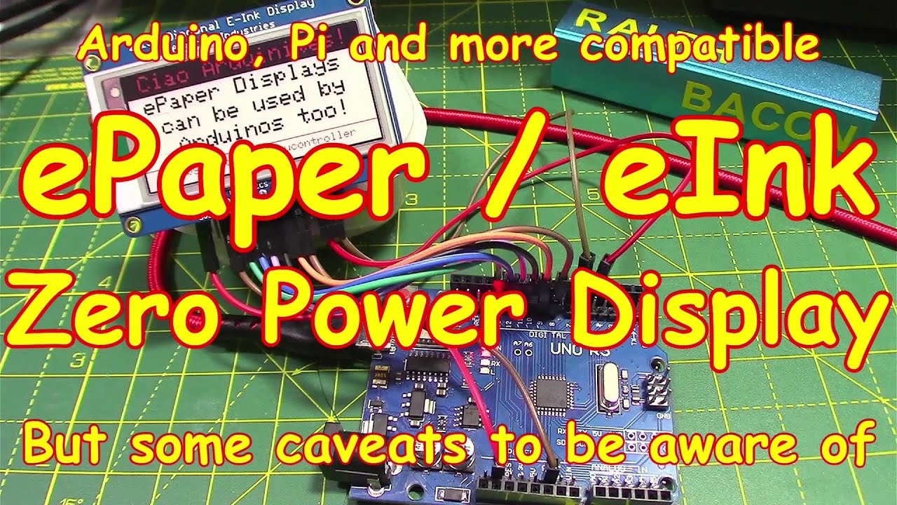 #201 Дисплеи ePaper и eInk для Arduino (и Raspberry Pi)