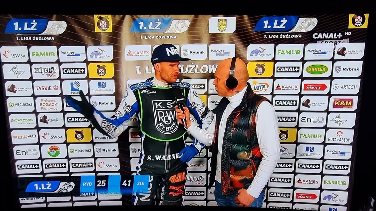 Matej Zagar wywiad canal+ sport 5 - Row Rybnik vs Falubaz Z. G&oacute;ra