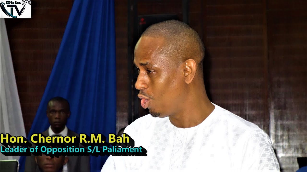 This Is Why Opposition Leader Of APC Hon. Chernor Bah Calls For The Rejection Of Covid19 Regulations