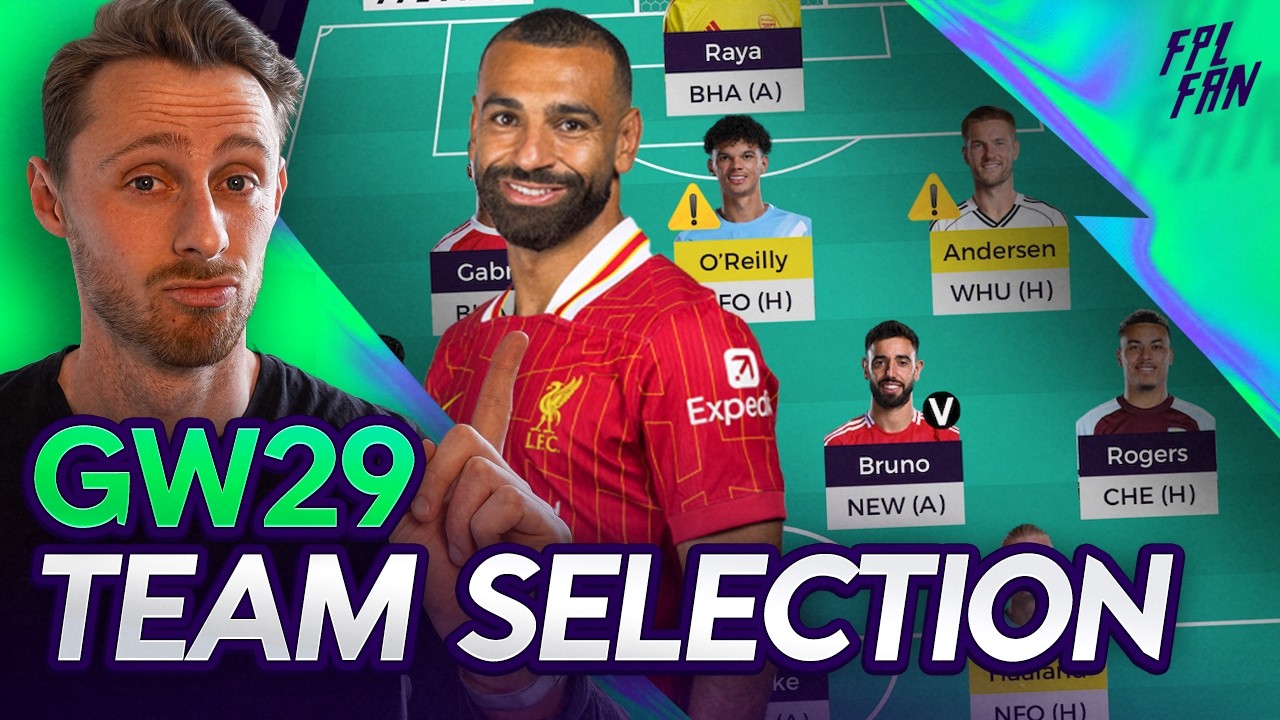 Выбор команды для 29-го тура FPL: продать Холанда, купить Салаха?! Fantasy Premier League 25/26