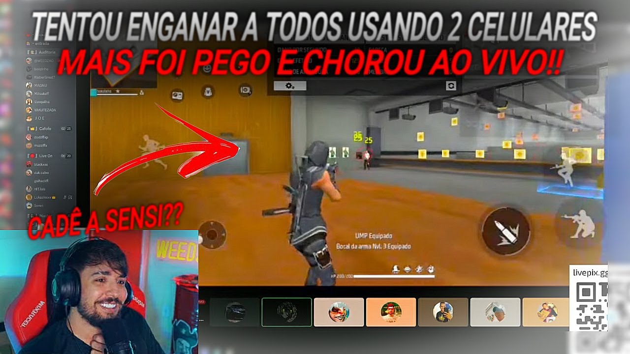 ESSE CARA CHOROU E TENTOU ENGANAR O WEED USANDO 2 CELULARES,MAIS FOI DESMASCARADO AO VIVO!!